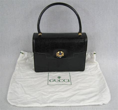 rakuten vintage gucci bag black leather|value of vintage gucci handbags.